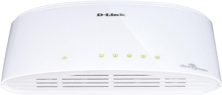 D-Link switch, 5x10/100/1000Mbps, RJ45, til montering på bordet i gruppen COMPUTERTILBEHØR / Netværk / Switches / 10/100/1000Mbps hos TP E-commerce Nordic AB (38-18465)