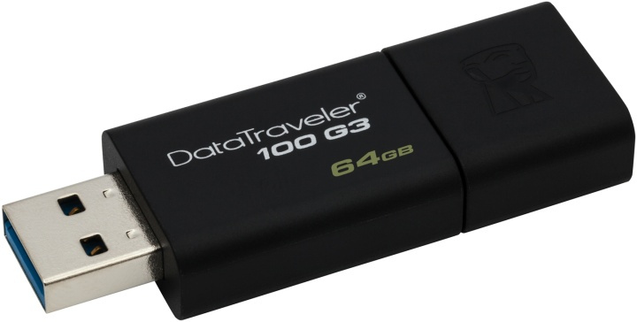 Kingston 64GB USB 3.0 DataTraveler 100 G3 (DT100G3/64GB) i gruppen HJEMMEELEKTRONIK / Lagringsmedier / USB-flash drev / USB 3.0 hos TP E-commerce Nordic AB (38-19552)