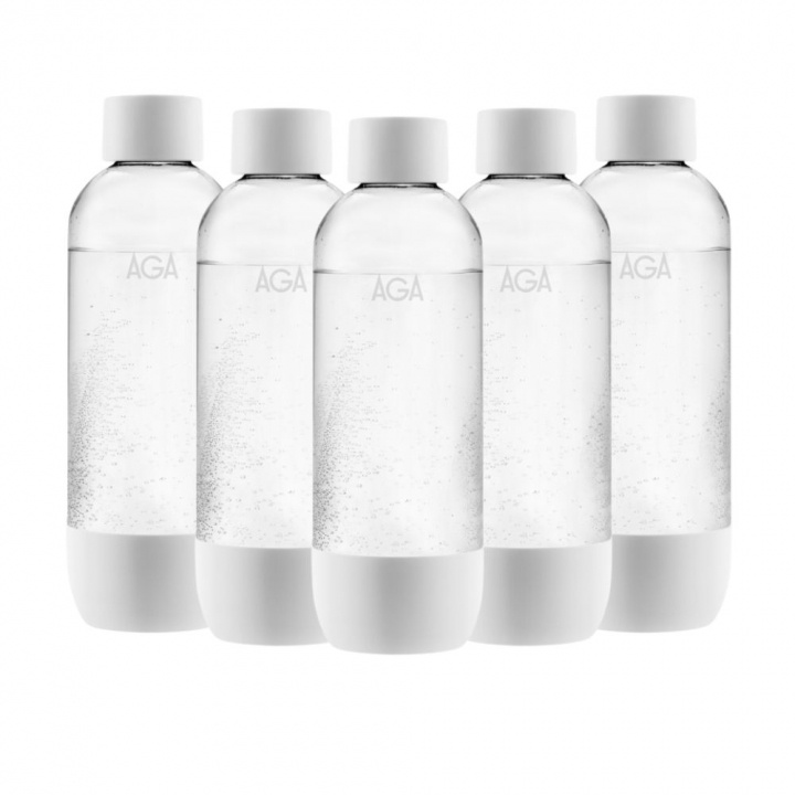 KORT DATUM! 5-pack AGA AQVIA PET-flaska, 1L (Vit) i gruppen HJEM, HUS & HAVE / Husholdningsapparater / Vand & Juice / Kulsyremaskiner / Tilbehør hos TP E-commerce Nordic AB (38-21822PKT4)