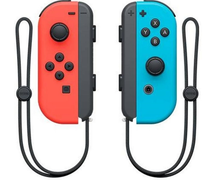 Nintendo Switch Joy-Con Pair - Röd, Blå i gruppen HJEMMEELEKTRONIK / Spilkonsoller og tilbehør / Nintendo Switch / Tilbehør hos TP E-commerce Nordic AB (38-28232)