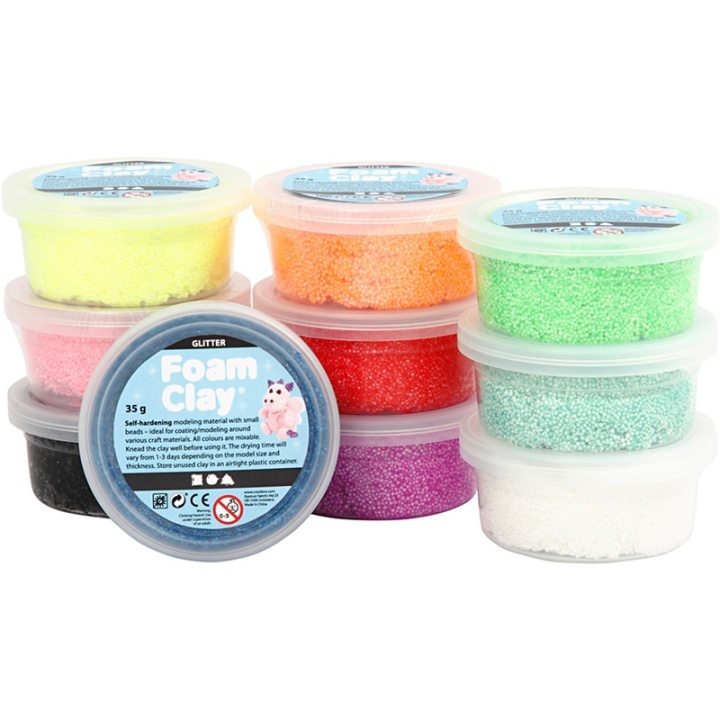 Mixade Färger Glitter 10x35g i gruppen LEGETØJ, BØRN & BABY / Legetøj / Hobbyartikler hos TP E-commerce Nordic AB (38-30978)