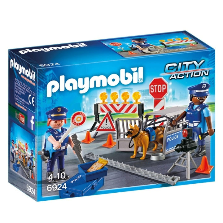 Playmobil Action, Polisvägspärr i gruppen LEGETØJ, BØRN & BABY / Legetøj / Legetøj hos TP E-commerce Nordic AB (38-45110)