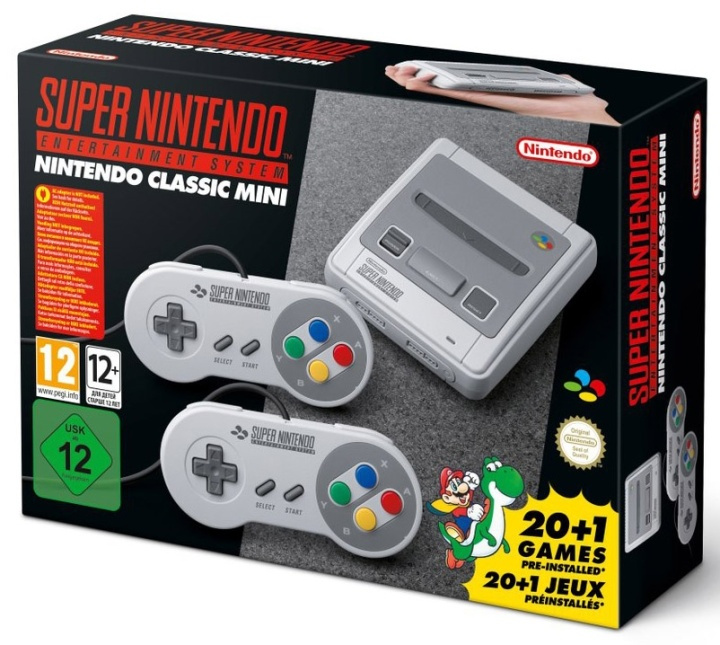 Super Nintendo Classic Mini SNES i gruppen HJEMMEELEKTRONIK / Spilkonsoller og tilbehør / Nintendo SNES Classic Mini hos TP E-commerce Nordic AB (38-4832)