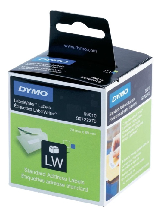 DYMO LW Standard Address labels - Low-Entry Volume, 28x89mm, 1x130 i gruppen COMPUTERTILBEHØR / Printere og tilbehør / Printere / Labelmaskiner og tilbehør / Etiketter hos TP E-commerce Nordic AB (38-54400)