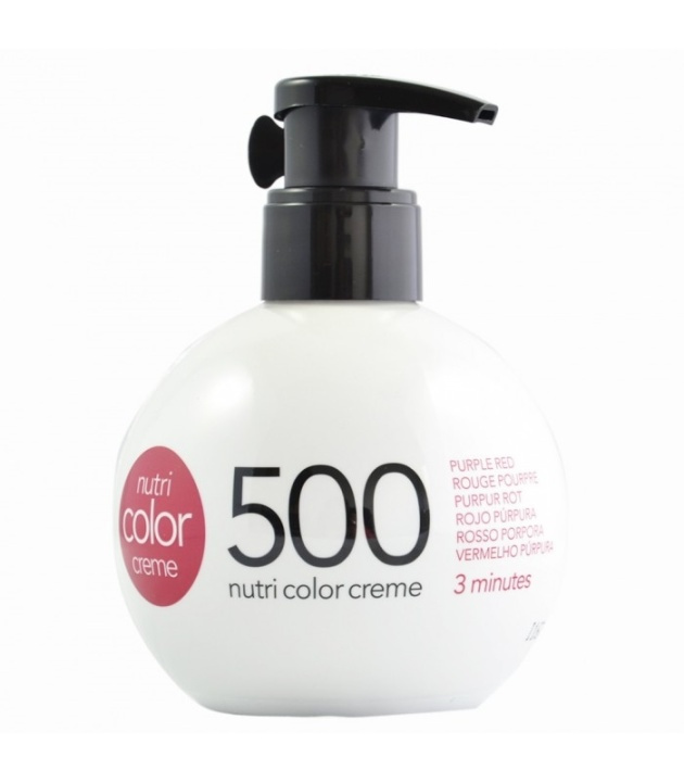 Revlon Nutri Color Creme 500 Purple Red 250ml i gruppen SKØNHED & HELSE / Hår og styling / Hårpleje / Hårfarve / Hårfarve & Farve bombe hos TP E-commerce Nordic AB (38-57220)