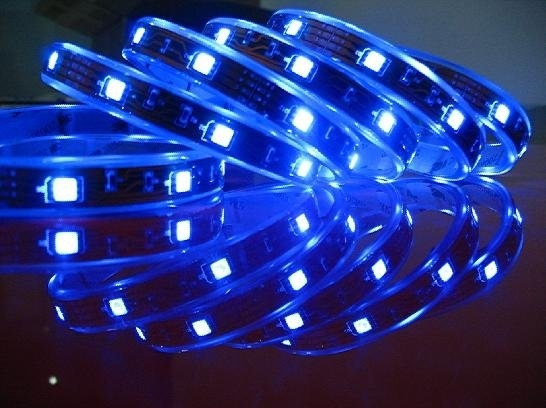 Blå LED strip med dobbeltklæbende tape, SMD, 90cm i gruppen BIL / Bil belysning / Dioder og lys / SMD LED-strips hos TP E-commerce Nordic AB (38-6031)