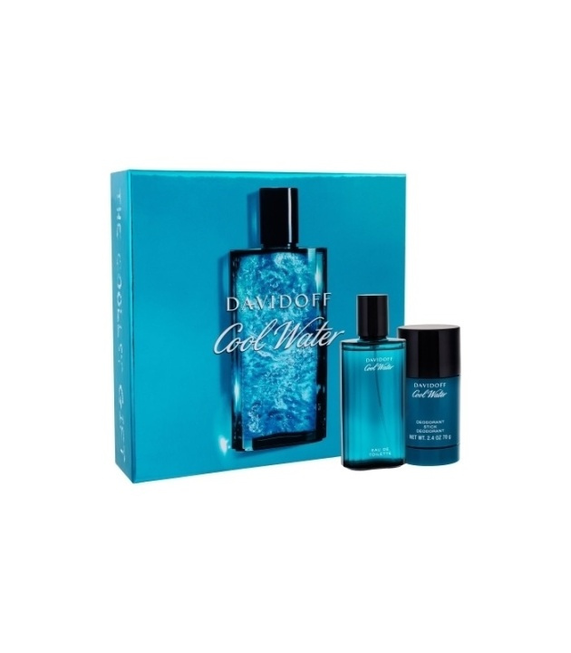 Giftset Davidoff Cool Water Edt 75ml + Deostick 75 ml i gruppen SKØNHED & HELSE / Duft & Parfume / Parfume / Parfume kasser hos TP E-commerce Nordic AB (38-67562)