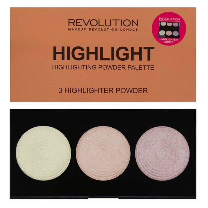 Makeup Revolution Highlighter Palette - Highlight i gruppen SKØNHED & HELSE / Makeup / Makeup ansigt / Contour/Highlight hos TP E-commerce Nordic AB (38-68877)