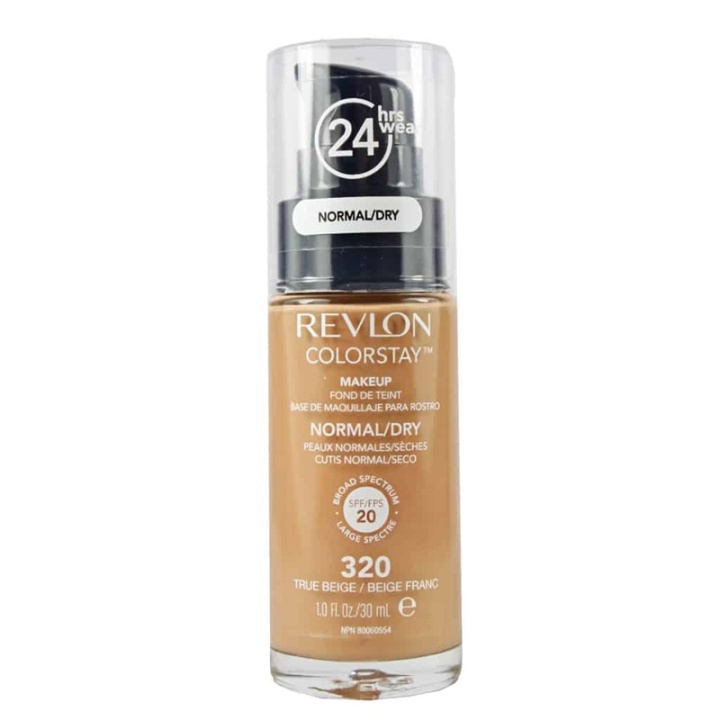 Revlon Colorstay Makeup Normal/Dry Skin - 320 True Beige 30ml i gruppen SKØNHED & HELSE / Makeup / Makeup ansigt / Foundation hos TP E-commerce Nordic AB (38-69119)