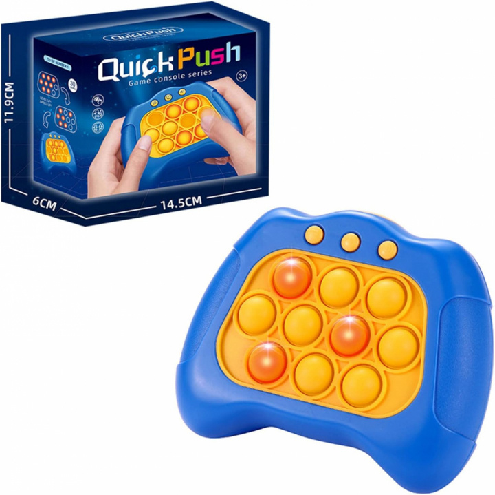 Quick Push Pop it legetøj, blå i gruppen LEGETØJ, BØRN & BABY / Legetøj / Fidget Spinners hos TP E-commerce Nordic AB (38-84346)