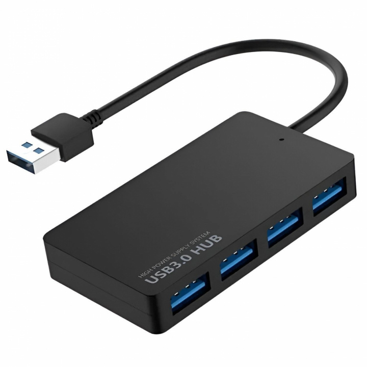 USB 3.0 HUB 4-port ultra-tynd i gruppen COMPUTERTILBEHØR / Computer Tilbehør / USB-hubs hos TP E-commerce Nordic AB (38-84392)