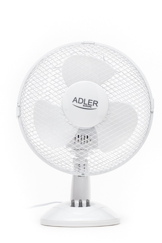 Adler AD 7302 bordventilator, 60W, 23 cm, hvid i gruppen HJEM, HUS & HAVE / Ventilator & Klima apparater / Ventilatorer hos TP E-commerce Nordic AB (38-84695)