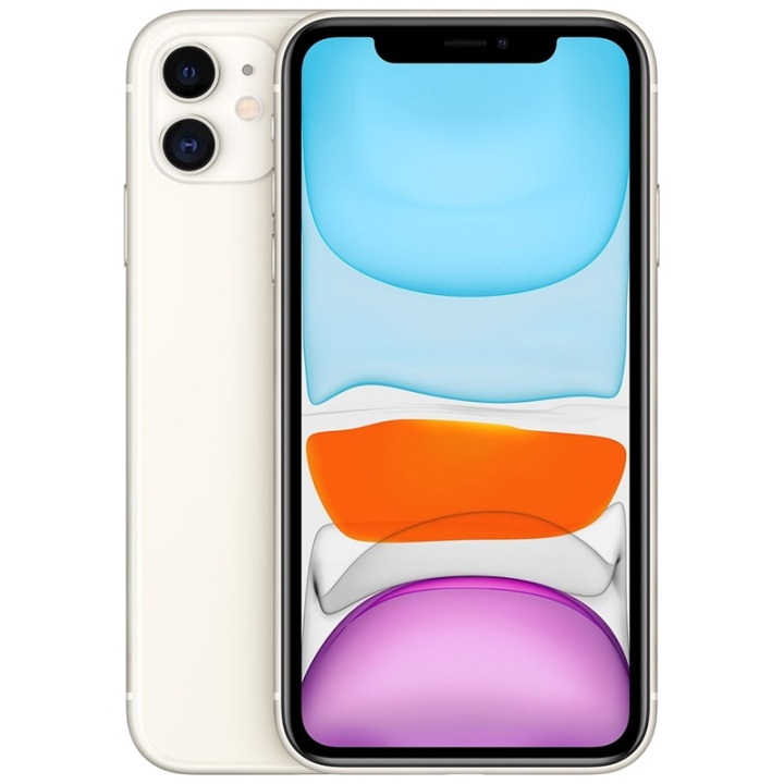 Apple iPhone 11 64GB White i gruppen SMARTPHONES & TABLETS / Mobiltelefoner & smartphones hos TP E-commerce Nordic AB (38-85629)