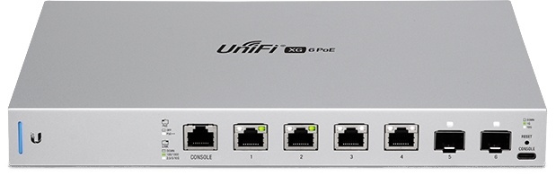 Ubiquiti Unifi Switch 10 Gigabit 6-port 802.3bt i gruppen COMPUTERTILBEHØR / Netværk / Switches / 10GbE hos TP E-commerce Nordic AB (38-85877)