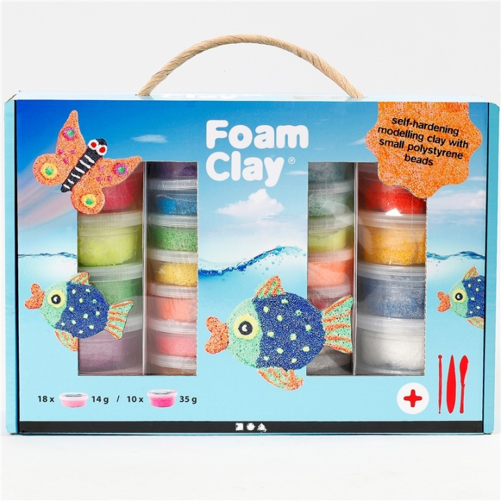 Foam Clay Presentask Mixade Färger i gruppen LEGETØJ, BØRN & BABY / Legetøj / Hobbyartikler hos TP E-commerce Nordic AB (38-87390)