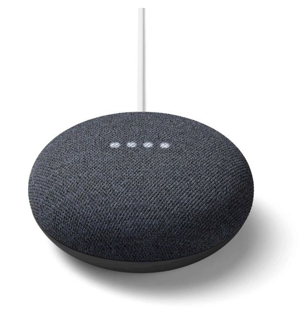 Google Nest Mini Gen 2, Charcoal i gruppen HJEM, HUS & HAVE / Smart hjem / Smart home systemer hos TP E-commerce Nordic AB (38-89023)