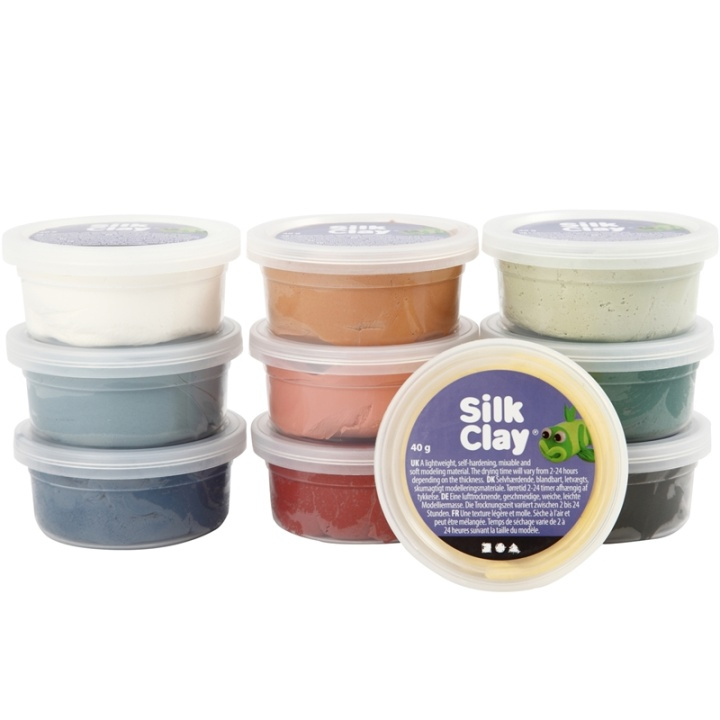 Silk Clay Mixade Färger Dova Färger 10x4 i gruppen LEGETØJ, BØRN & BABY / Legetøj / Hobbyartikler hos TP E-commerce Nordic AB (38-90237)