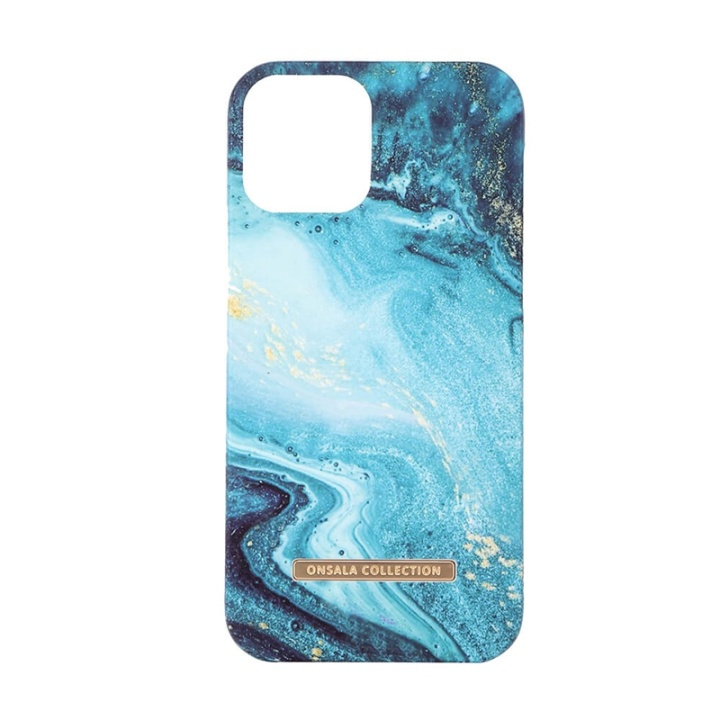 Onsala COLLECTION Mobil Cover Soft Blue Sea Marble iPhone 12 Pro Max i gruppen SMARTPHONES & TABLETS / Mobil Beskyttelse / Apple / iPhone 12 Pro / Cover hos TP E-commerce Nordic AB (38-91050)