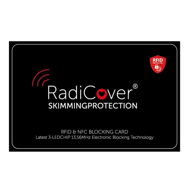RADICOVER Skim-Block Kort 3-Led RFID NFC Skimmingbeskyttelse i gruppen SPORT, FRITID & HOBBY / Accessories / RFID hos TP E-commerce Nordic AB (38-91277)