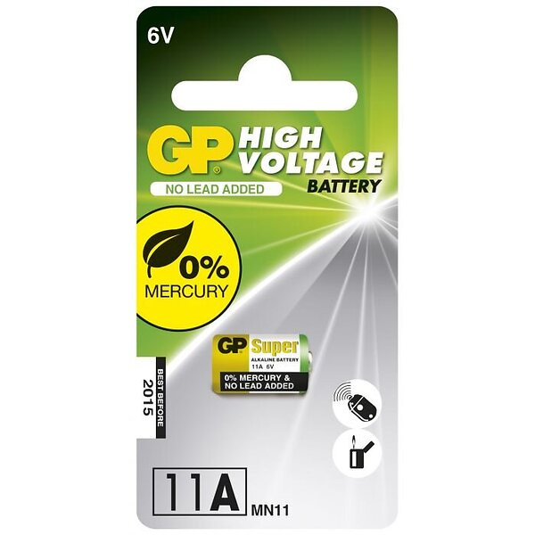 GP Højspænding 11A 1 pakke (B) i gruppen HJEMMEELEKTRONIK / Batterier og opladere / Batterier / Andet hos TP E-commerce Nordic AB (38-94721)