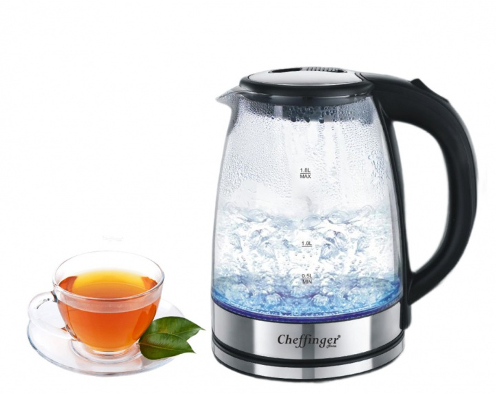 LED glass kettle, 1.8 liters, 1500W i gruppen HJEM, HUS & HAVE / Husholdningsapparater / Vand & Juice / Elkedel hos TP E-commerce Nordic AB (38-94742)