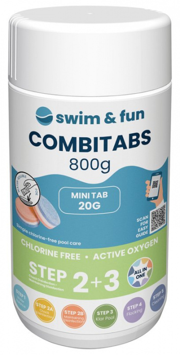 CombiTabs 20g, Chlorine free 0,8kg i gruppen HJEM, HUS & HAVE / Have og gårdhave / Pool & Tilbehør / Kemi til pools hos TP E-commerce Nordic AB (38-95593)