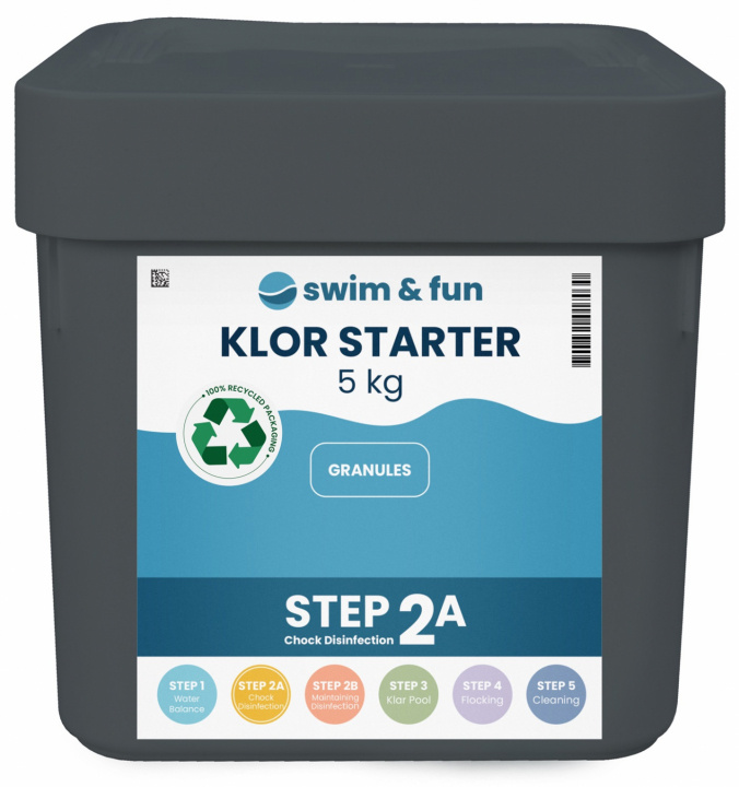 Klor Starter Fast Dissolving Granules 5 kg i gruppen HJEM, HUS & HAVE / Have og gårdhave / Pool & Tilbehør / Kemi til pools hos TP E-commerce Nordic AB (38-95648)