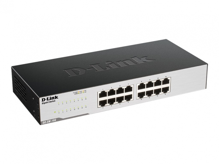 D-Link GO-SW-16G Switch 16-port Gigabit i gruppen COMPUTERTILBEHØR / Netværk / Switches hos TP E-commerce Nordic AB (38-98263)