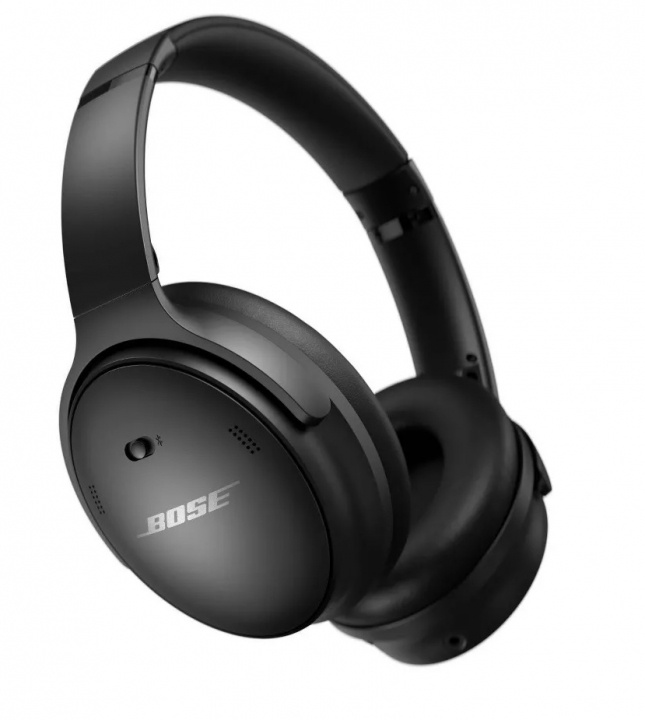 Bose QuietComfort 45 Wireless Bluetooth Noise-Cancelling Headphones, Svart i gruppen HJEMMEELEKTRONIK / Lyd & billede / Hovedtelefoner & Tilbehør / Hovedtelefoner hos TP E-commerce Nordic AB (38-98459)