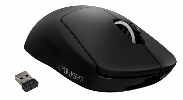 Logitech PRO X SUPERLIGHT Trådlös Gamingmus, Svart i gruppen COMPUTERTILBEHØR / GAMING / Mus hos TP E-commerce Nordic AB (38-98477)