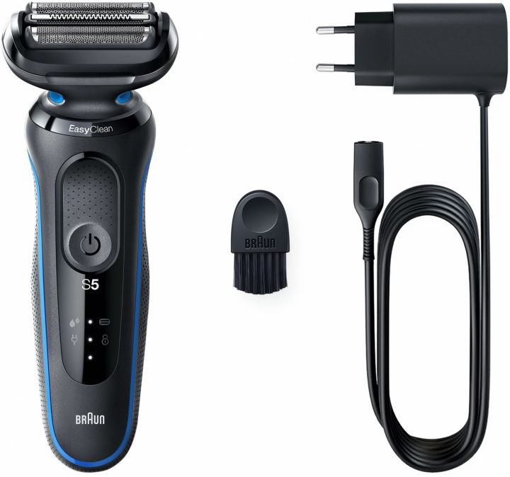 Braun Shaver 51-B1000S Blue i gruppen SKØNHED & HELSE / Hår og styling / Barbering og trimning / Barbermaskiner hos TP E-commerce Nordic AB (38-98491)