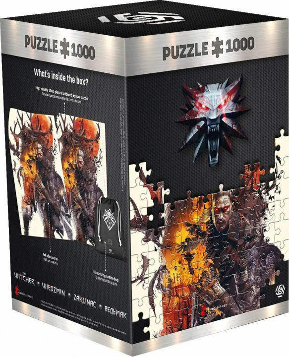 Good Loot Pussel 1000 bitar - The Witcher: Monsters i gruppen LEGETØJ, BØRN & BABY / Legetøj / Puslespil hos TP E-commerce Nordic AB (38-99406)