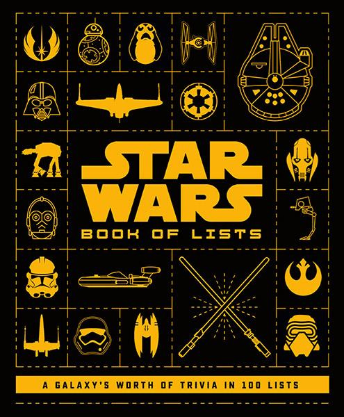 Star Wars: Book of Lists, engelsk i gruppen SPORT, FRITID & HOBBY / Sjove gadgets / Sjove gadgets hos TP E-commerce Nordic AB (38-99487)