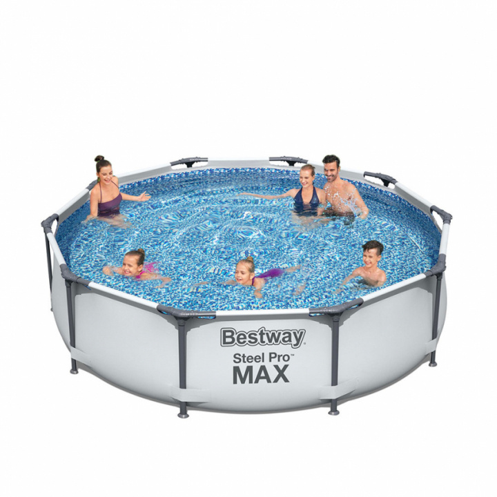 Bestway Pool Steel Pro Max, 366x76cm i gruppen HJEM, HUS & HAVE / Have og gårdhave / Pool & Tilbehør / Pools hos TP E-commerce Nordic AB (38-99573)