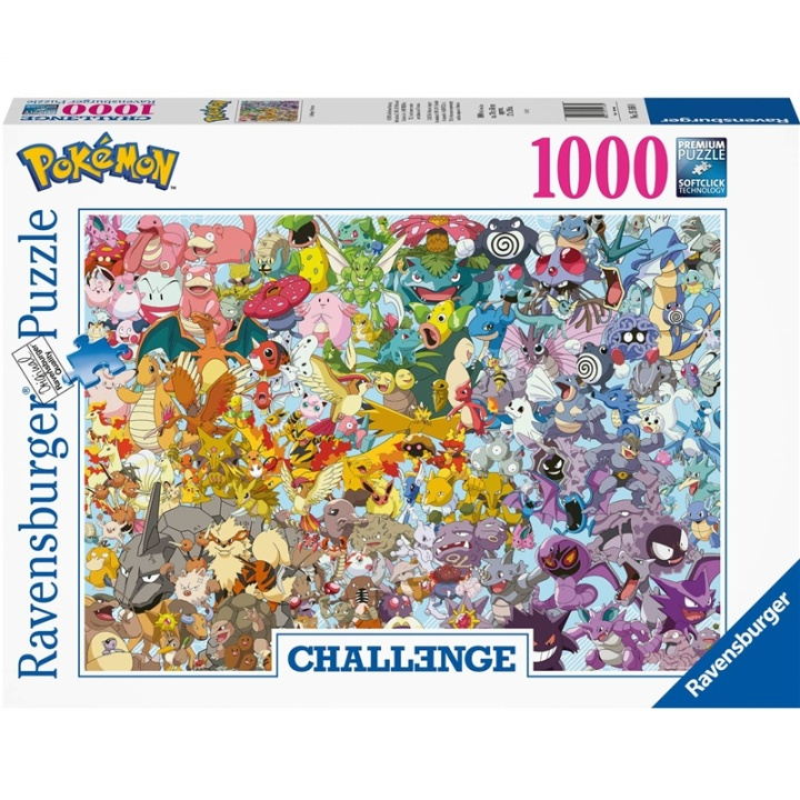 Ravensburger Pussel Challenge Puz.-Pokémon i gruppen LEGETØJ, BØRN & BABY / Legetøj / Puslespil hos TP E-commerce Nordic AB (A00978)