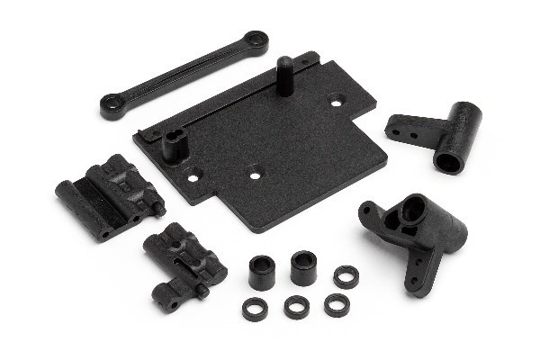 HPI Bullet Flux Esc Plate And Steering Bellcrank i gruppen LEGETØJ, BØRN & BABY / Radiostyrede / Reservedele & Ekstra Tilbehør / HPI / Reservedele & Tuning / Kabinet dele hos TP E-commerce Nordic AB (A01913)