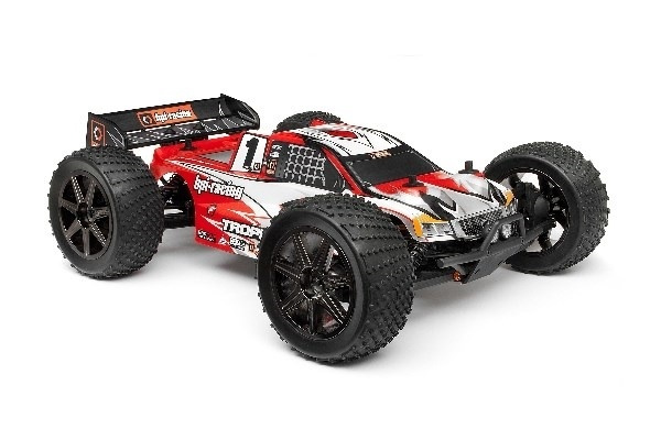 HPI Clear Trophy Truggy Flux Body W/Window Mask &Decal i gruppen LEGETØJ, BØRN & BABY / Radiostyrede / Reservedele & Ekstra Tilbehør / HPI / Car Bodies og tilbehør / Offroad Body (Transparent) hos TP E-commerce Nordic AB (A01922)