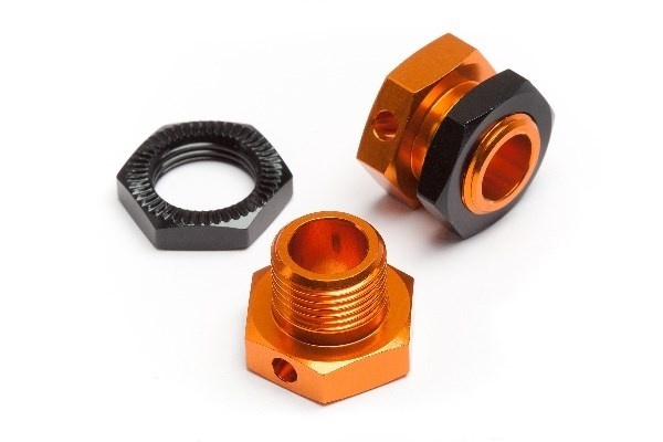 HPI 5Mm Hex Wheel Adapters Trophy Buggy (Orange/Black) i gruppen LEGETØJ, BØRN & BABY / Radiostyrede / Reservedele & Ekstra Tilbehør / HPI / Reservedele & Tuning / Drivliner hos TP E-commerce Nordic AB (A01953)