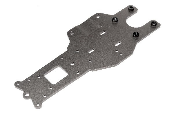 HPI Rear Chassis Plate (Gunmetal) i gruppen LEGETØJ, BØRN & BABY / Radiostyrede / Reservedele & Ekstra Tilbehør / HPI / Reservedele & Tuning / Kabinet dele hos TP E-commerce Nordic AB (A01994)