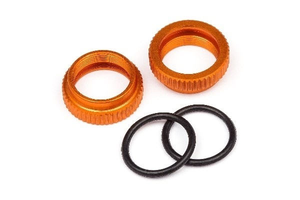 HPI Aluminum Shock Adjuster (Orange/2Pcs) i gruppen LEGETØJ, BØRN & BABY / Radiostyrede / Reservedele & Ekstra Tilbehør / HPI / Reservedele & Tuning / Støddæmpere hos TP E-commerce Nordic AB (A02389)