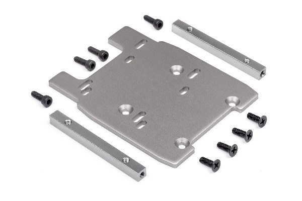 HPI Motor Plate (Gray/4Mm) i gruppen LEGETØJ, BØRN & BABY / Radiostyrede / Reservedele & Ekstra Tilbehør / HPI / Reservedele & Tuning / Kabinet dele hos TP E-commerce Nordic AB (A02670)