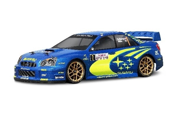 HPI Subaru Impreza Wrc 2004 Monte C Body 200Mm/Wb255Mm i gruppen LEGETØJ, BØRN & BABY / Radiostyrede / Reservedele & Ekstra Tilbehør / HPI / Car Bodies og tilbehør / Onroad Body (Transparent) hos TP E-commerce Nordic AB (A03005)