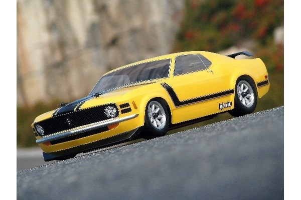 HPI 1970 Ford Mustang Boss 302 Body (200Mm) i gruppen LEGETØJ, BØRN & BABY / Radiostyrede / Reservedele & Ekstra Tilbehør / HPI / Car Bodies og tilbehør / Onroad Body (Transparent) hos TP E-commerce Nordic AB (A03022)