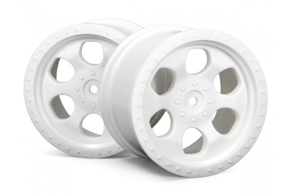 HPI 6 Spoke Wheel White (83X56Mm/2Pcs) i gruppen LEGETØJ, BØRN & BABY / Radiostyrede / Reservedele & Ekstra Tilbehør / HPI / Fælge / Offroad hos TP E-commerce Nordic AB (A03042)