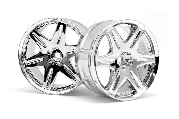 HPI Lp32 Wheel Work Ls406 Chrome (2Pcs) i gruppen LEGETØJ, BØRN & BABY / Radiostyrede / Reservedele & Ekstra Tilbehør / HPI / Fælge / Onroad hos TP E-commerce Nordic AB (A03101)