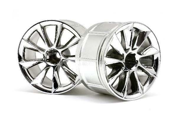 HPI Lp35 Wheel Atg Rs8 Chrome (2Pcs) i gruppen LEGETØJ, BØRN & BABY / Radiostyrede / Reservedele & Ekstra Tilbehør / HPI / Fælge / Onroad hos TP E-commerce Nordic AB (A03109)