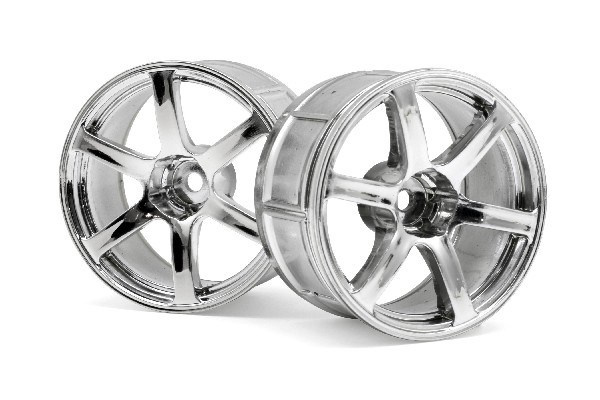 HPI Lp32 Wheel Yokohama Avs Model T6 Chrome (2Pcs) i gruppen LEGETØJ, BØRN & BABY / Radiostyrede / Reservedele & Ekstra Tilbehør / HPI / Fælge / Onroad hos TP E-commerce Nordic AB (A03111)