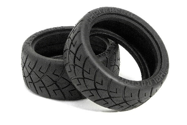 HPI X Pattern Radial Tire 26Mm D Compound i gruppen LEGETØJ, BØRN & BABY / Radiostyrede / Reservedele & Ekstra Tilbehør / HPI / Dæk / Onroad hos TP E-commerce Nordic AB (A03202)