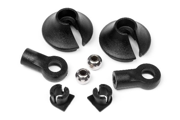 HPI Shock End/Shock Spring Retainer Set i gruppen LEGETØJ, BØRN & BABY / Radiostyrede / Reservedele & Ekstra Tilbehør / HPI / Reservedele & Tuning / Støddæmpere hos TP E-commerce Nordic AB (A03274)