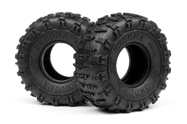 HPI Sedona Tire (White/Rock Crawler/2Pcs) i gruppen LEGETØJ, BØRN & BABY / Radiostyrede / Reservedele & Ekstra Tilbehør / HPI / Dæk / Offroad hos TP E-commerce Nordic AB (A03362)